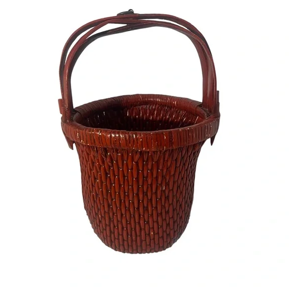 Antique Asian Fishing Basket